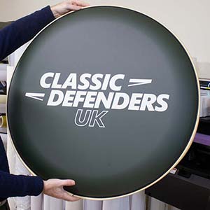 Classic Defender Wheelcover.